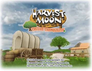 Harvest Moon - Tree Of Tranquility screen shot title